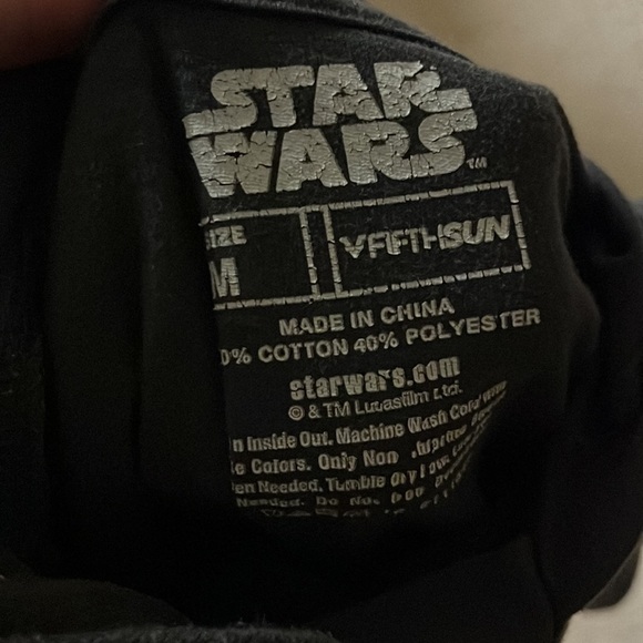 Star Wars Short Sleeve Hoodie T-shirt Darth Vader - Picture 4 of 4